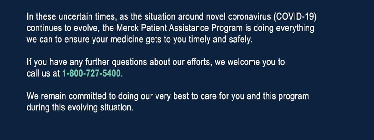Merck Patient Assistance Programs To Help Those In Need Official
